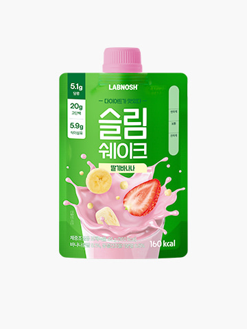 [랩노쉬] 슬림쉐이크 딸기바나나 (1개입) 매일 새로운 맛을, 에잇템에서