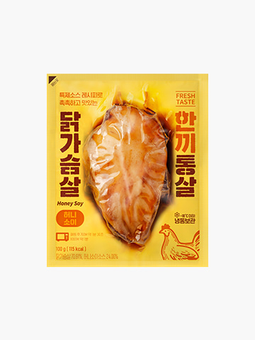 [한끼통살] 통 닭가슴살 허니소이 (1개입) 매일 새로운 맛을, 에잇템에서